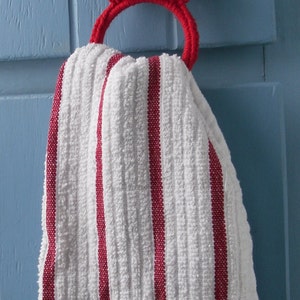 Crochet Kitchen Towel Holder image 4