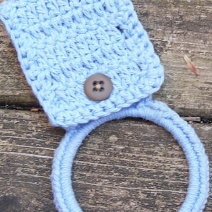 Crochet Kitchen Towel Holder image 1