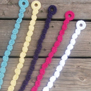 Crochet Hair Clip Hair Bow Holder--Any Color