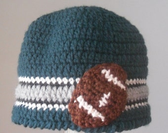 Crochet Team Colors Sports Hat--Made to Order in Your Team Colors