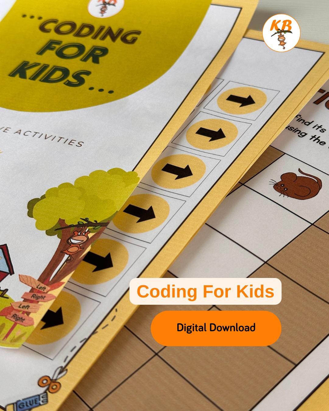 Robotics Coding Activity for Kids | Directional Worksheet |preschool ...