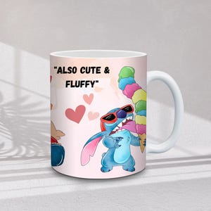 30+ Stitch muggomslagspaket | Tecknade figurer omslag | 11oz och 15oz sublimeringspaket, direktnedladdning bild 10