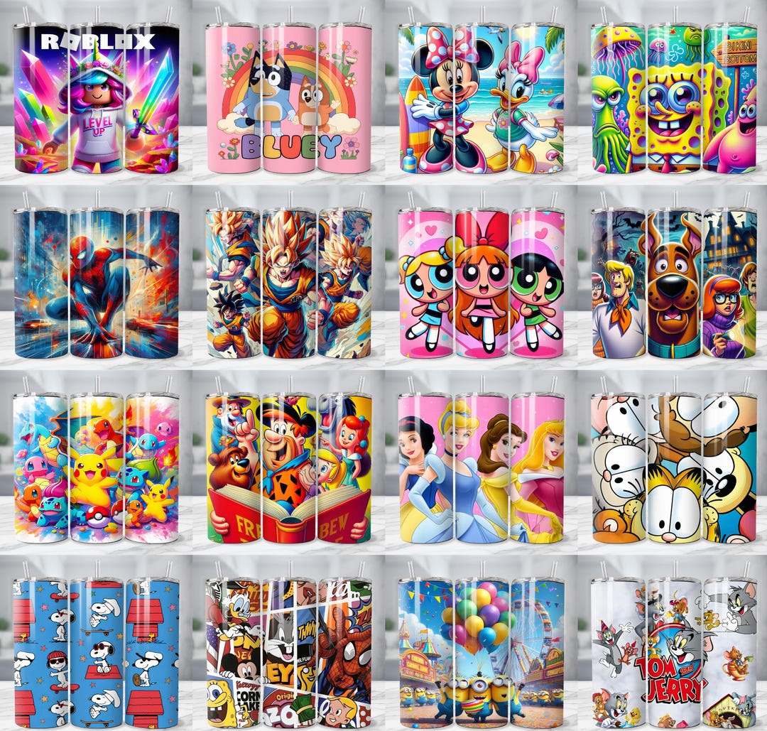 90+ 90s Tumbler Wrap Bundle, Instant Download 20oz Tumbler PNG Wraps Design, Digital 90 s