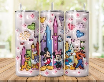 25 Designs Cartoon characters 20oz Tumbler Sublimation Designs Png, 20oz Skinny Tumbler Wraps, Signatures Of Cartoon Character, Digital File