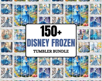 150+ Cinderella Tumbler Bundle, Disney Princess Tumbler, Cinderella Princess Cartoon Tumbler Wrap Png Instant Download