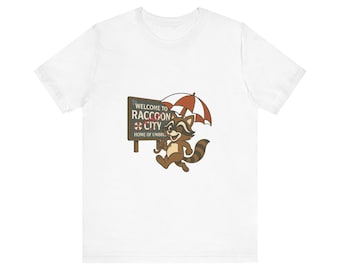 Willkommen bei Raccoon City Crew Tee, Resident Evil Shirt, Umbrella Corporation