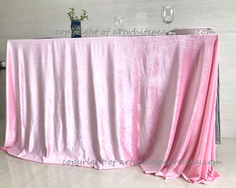 Mantel de terciopelo rosa rectángulo cuadrado redondo comedor ovalado, mesa de café, fiesta, boda de playa, ducha, regalo-13 colores, cortinas personalizadas, regalo gratis