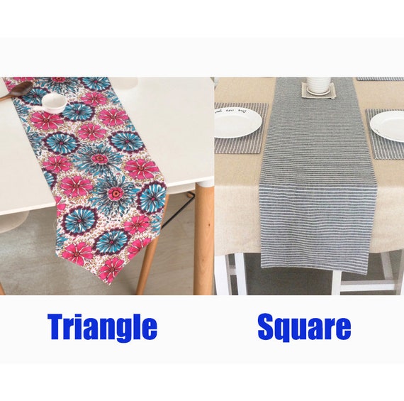 Cotton Linen Table Runner Chevron Dinning Room Coffee Table Party Wedding Birthday Gift Custom Tablecloth Pillow Bench Cushion Cloth Napkins