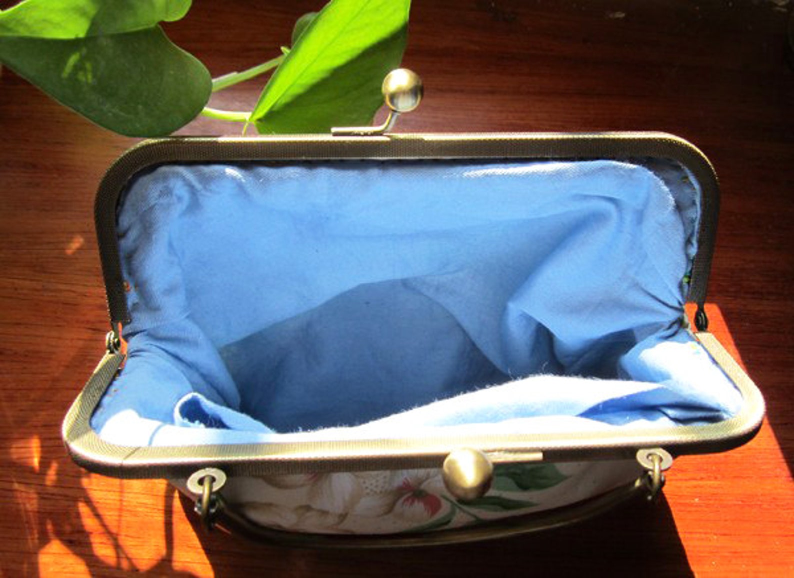 Kiss Lock Frame Wristlet Bridesmaids Giftshandbagpurses Etsy