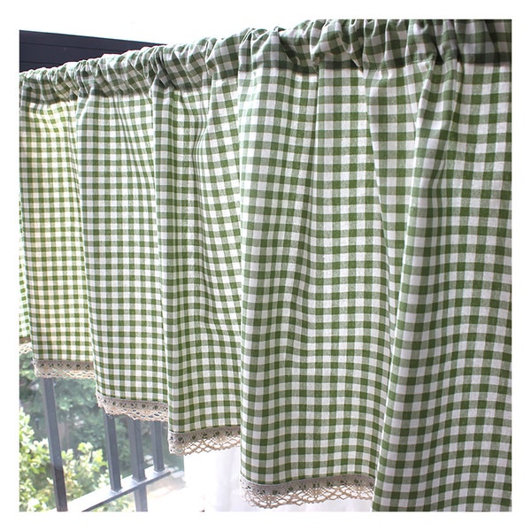 Green Valance Etsy