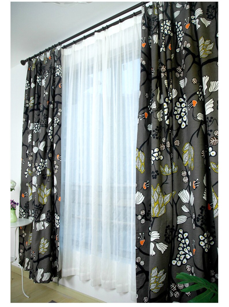 Window Curtain Panel/window Treatment/topper/bedroom Etsy