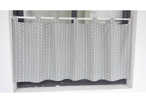 Cafe Curtain Window Valance Window Treatment Topper Kitchen Etsy