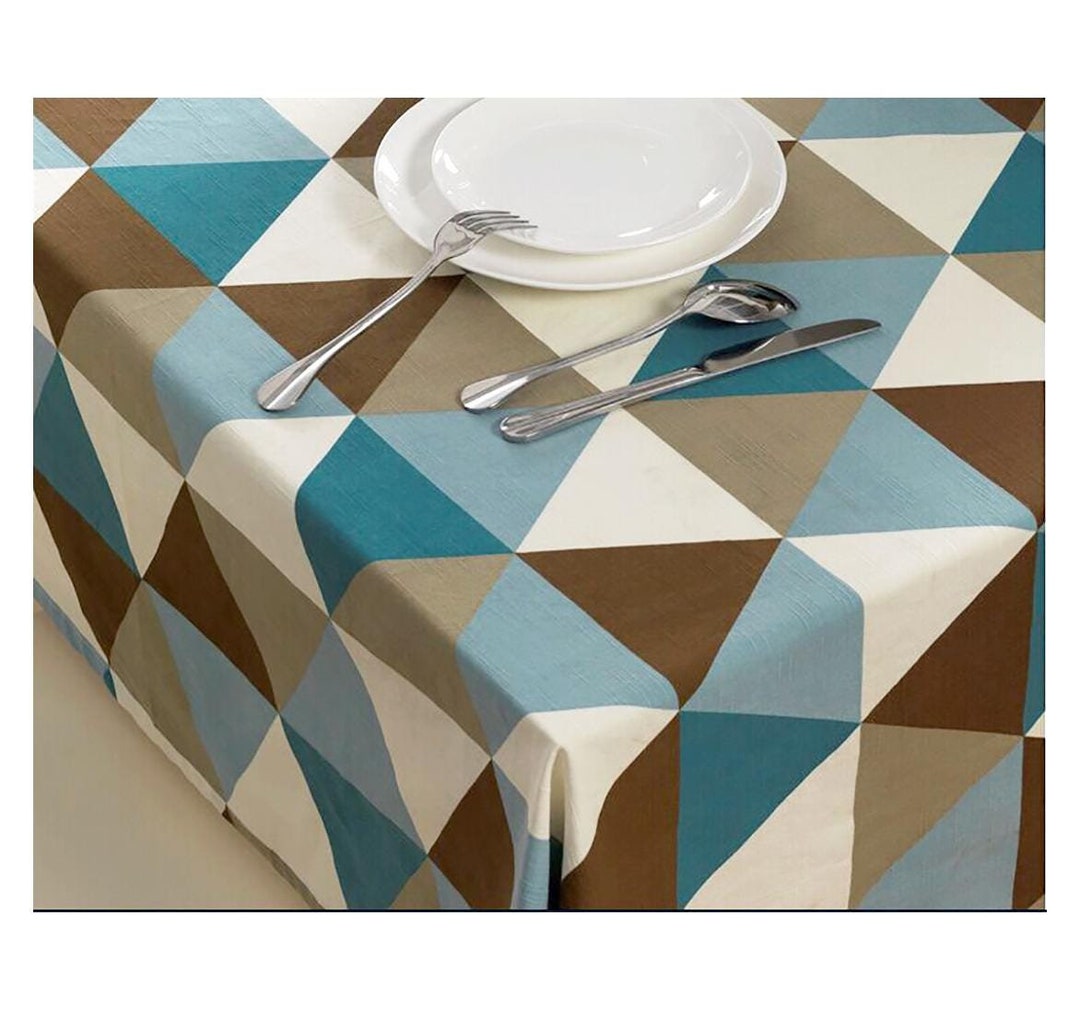 Triangular Tablecloth Triangle Rectangle Square Round Oval Tablecloth,washable Table Linen ...