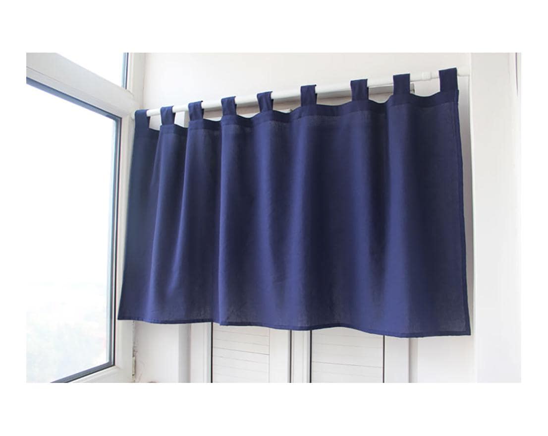 Tende oscuranti per finestre per camera da letto, blu navy