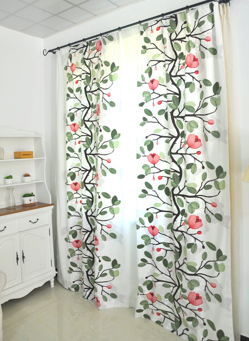 Window Curtain Panel/window Treatment/topper/bedroom Etsy