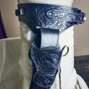Western Cowboy Cartridge Belt Munição Saas Rigs .22 .357 .38 .44 .45