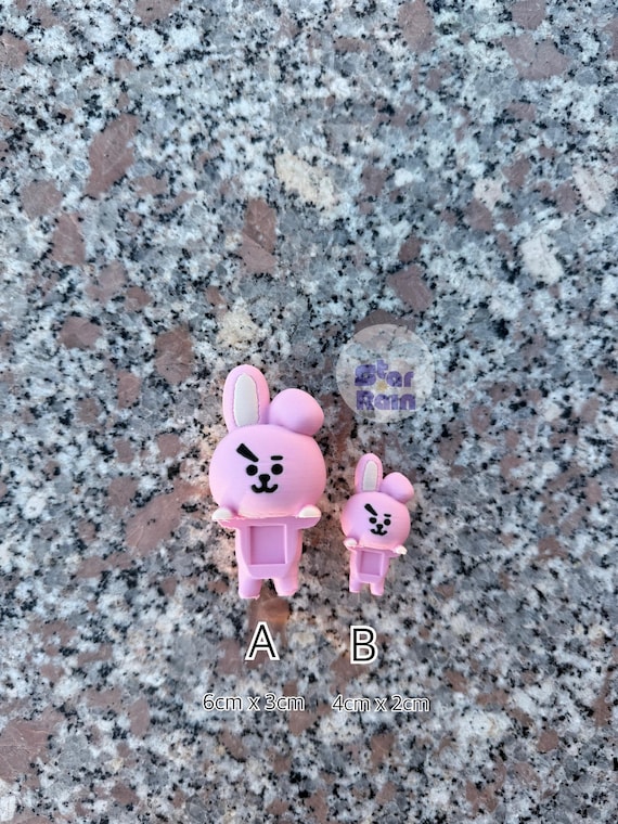 BTS Bangtan Boys BT21 HIPPERS Kpop Phone Deco 3D Bias Figures