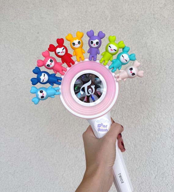 TWICE Lovely Sitting Mini Figure Topper Light Stick Decoration for