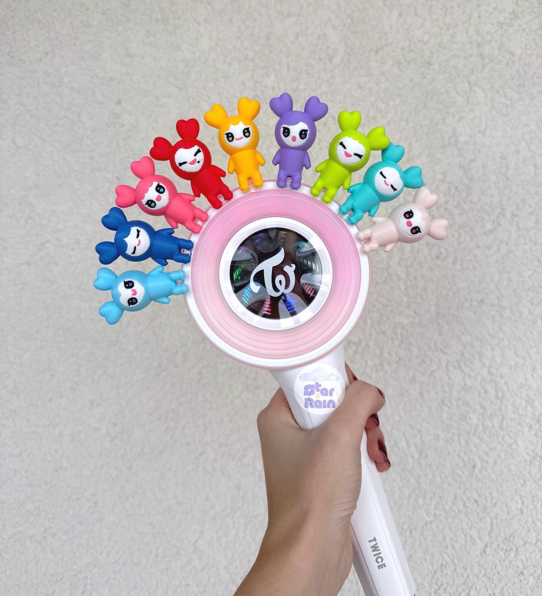 TWICE Lovely Sitting Mini Figure Topper Light Stick Decoration for