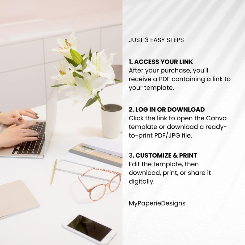 Minimalist Wedding Invitation Template Bundle, Modern Invite Suite, RSVP Cards, Details Set ...