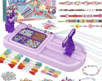 Friendship Bracelet Making Kit – DIY Jewelry Craft with Loom