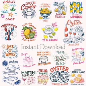 Retro Summer Bundle Png, Summer Beach Vibes Png, Summer Png, Summer Vibes Png, Trendy Summer Png, Beach, Png Designs, Retro Png
