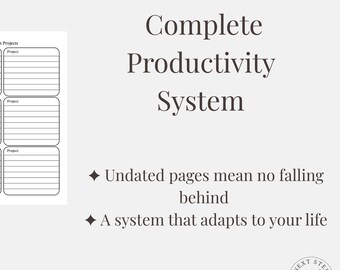 Système de productivité complet