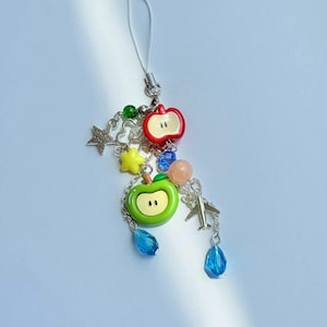 Love and Deepspace Caleb Sunny Apple Phone Charm, Sunny Apple Inspired Charm