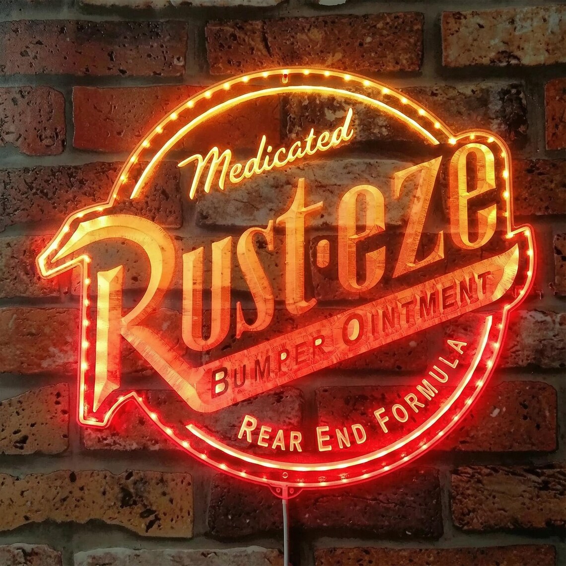Cars Rusteze LED Wall Decor Sign, Game Room Man Cave Decor , Multi ...