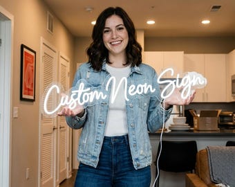 Custom Name LED Neon Sign | Personalized for Wedding, Birthdays, Celebrations, Bedroom