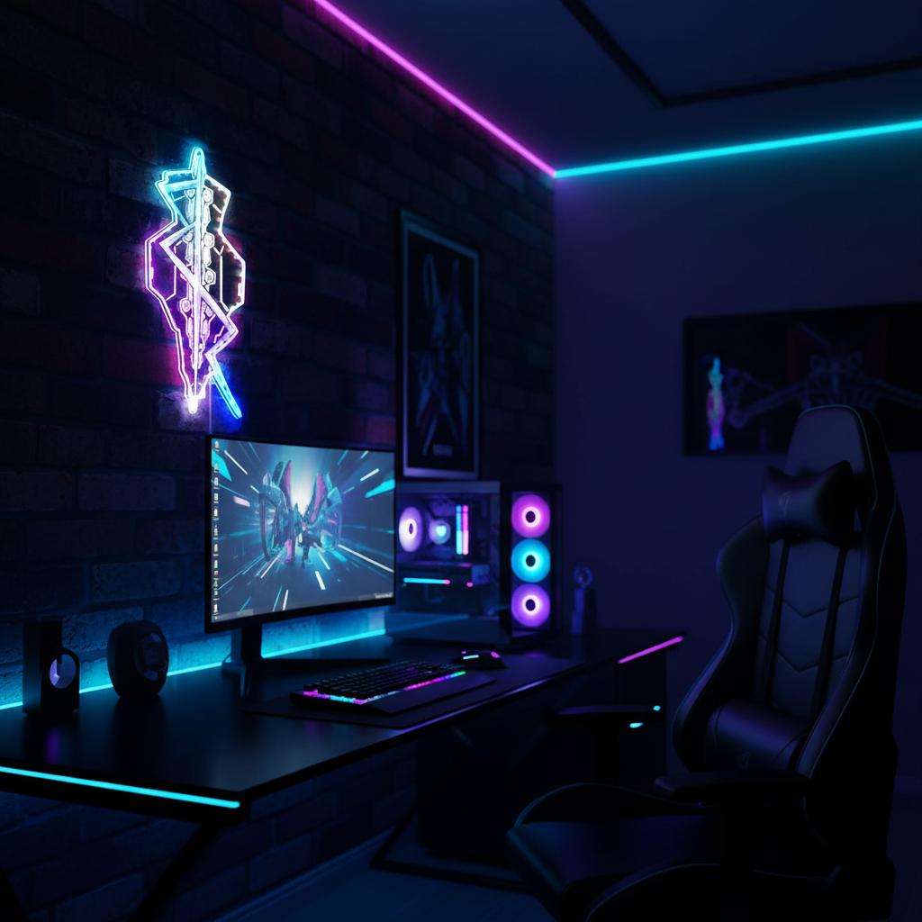 Cyberpunk David Edgerunners LED Wall Decor Sign, Game Room Man Cave ...