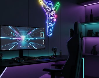 Praise the Sun Neon LED Wall Decor Sign, Rainbow Multi Colors Night Light Atmosphere Sign, Christmas Gift