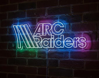 Custom Arc Raiders Game Room LED Wall Decor Sign, RGB Multi Colors Night Light Atmosphere Sign, Christmas Gift