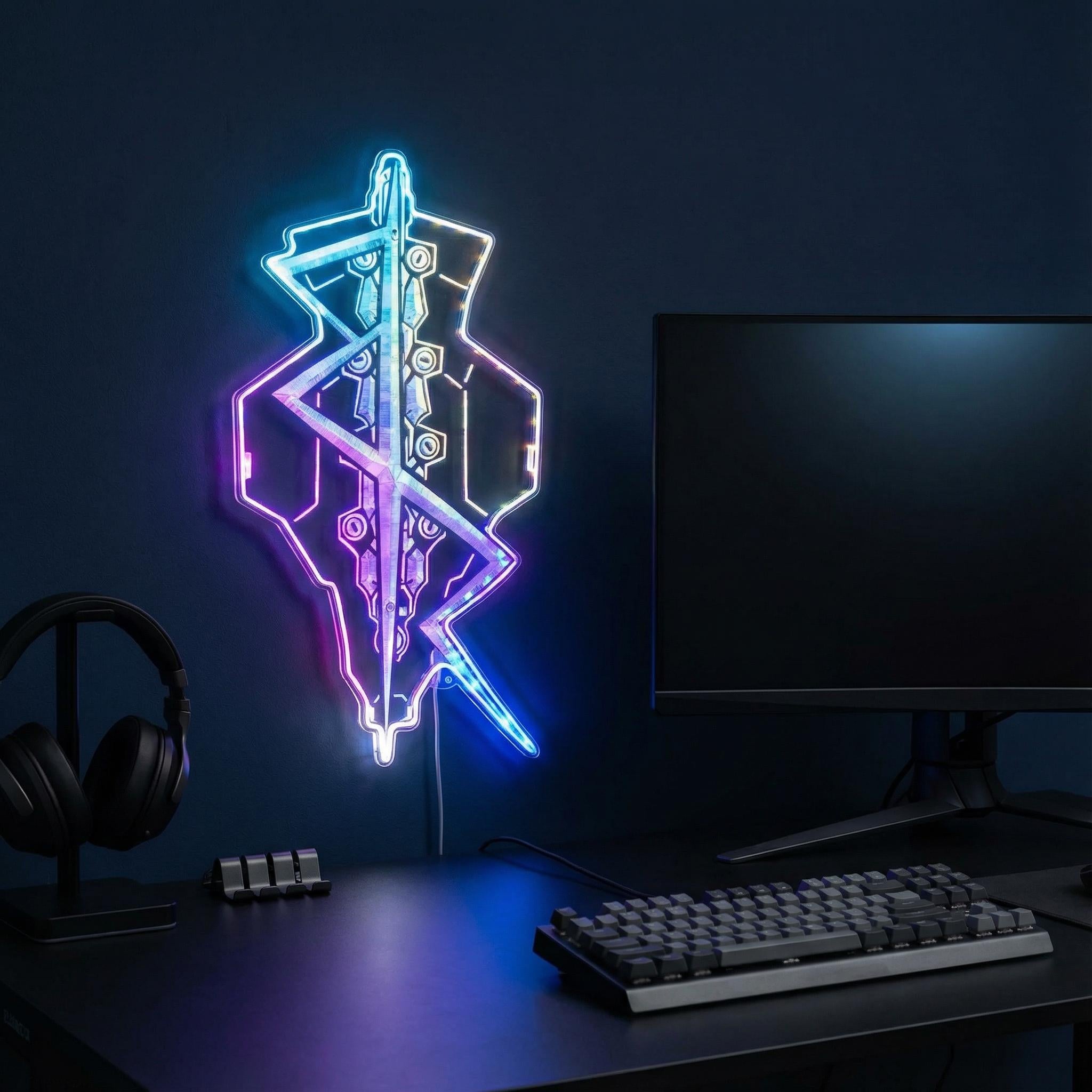 Cyberpunk David Edgerunners LED Wall Decor Sign, Game Room Man