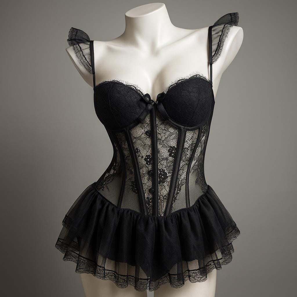 Black Lace Sheer Babydoll - Etsy