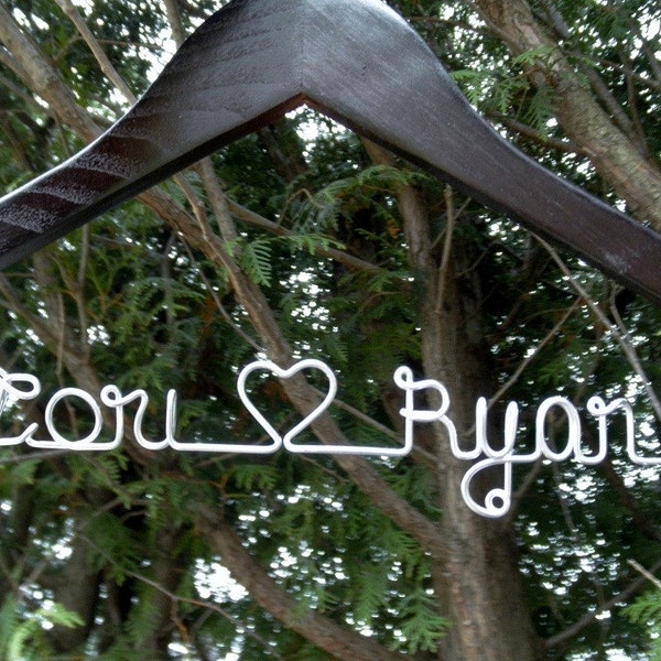 Beautiful Personalized Wire Hanger
