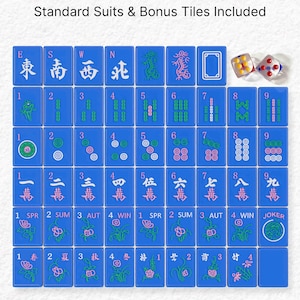 The image is a set of playing cards arranged in a grid, with each card featuring a different suit and number.