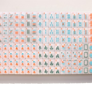 Custom American Mahjong Set 166 Pc Tiles, Personalized Glitter Backs Cat Photo, Unique Cat Mom Gift Handmade Resin Mahjong From MahjongLab