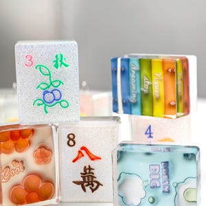 Mahjong Tiles Sets American, Mahjong Tiles American, Mahjong Tiles Sets, Mahjong Tiles, Mahjong Set, Custom Mahjong, mahj set Gift for Her