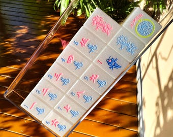 Custom Mahjong, Mahjong Tiles, Mahjong Set, Mahjong Tile Set, Hand Painted Mahjong, American Mahjong Tiles, Riichi Mahjong Gifts for Mom