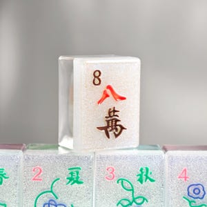 Mahjong-Fliesen, benutzerdefinierte Mahjong-Fliesenset, Mahjong-Set, Mahjong, Mah-Jong-Fliesen, benutzerdefinierte Riichi Mahjong, Mahjong-Fliesen amerikanisch