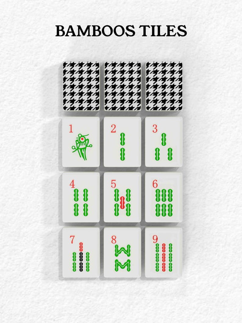 a set of four white and green dices