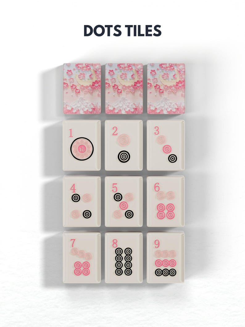 The image is a collage of nine square tiles, each with a unique design and number, arranged in a grid pattern.