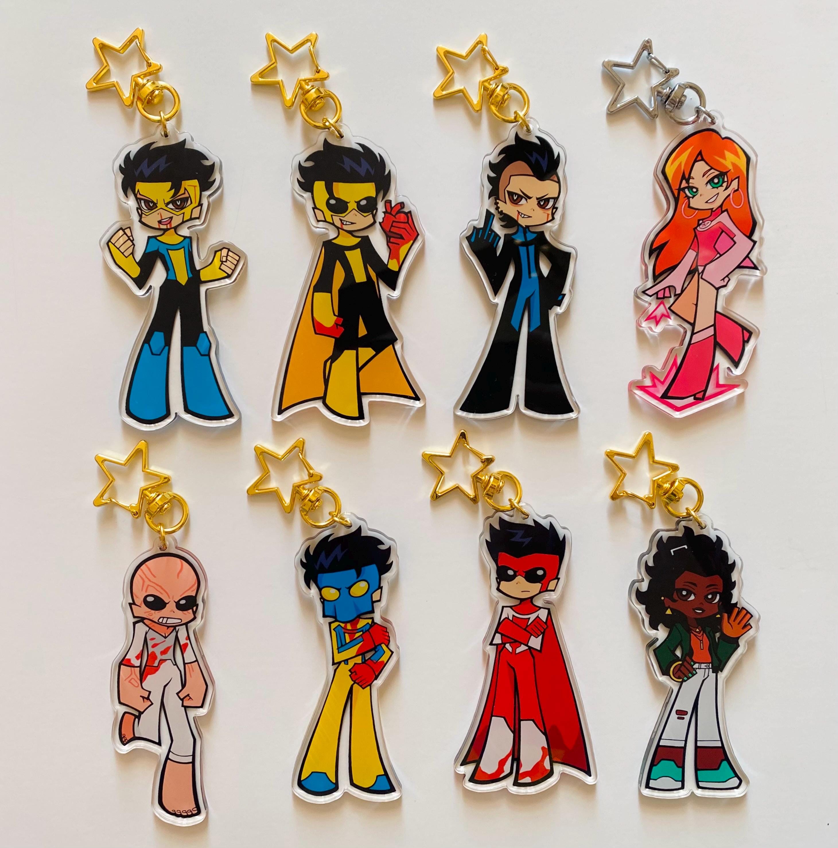 PASWG X INVINCIBLE Acrylic Keychains - Etsy