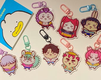 Llaveros acrílicos KPDH x Chiikawa