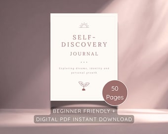 Self Discovery Journal Printable Self Reflection and Growth Workbook Digital Self Care and Personal Development PDF