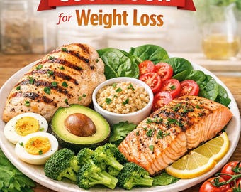 High-Protein Cookbook for Weight Loss | 101 Low-Carb Recipes PDF | 30-Day Meal Plan | GLP-1 Friendly | Easy Meal Prep