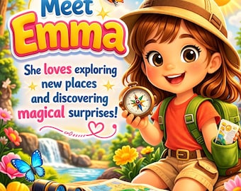 Personalized Adventure Book for Kids | Custom Name Storybook | Child's Name in Story | Unique Kids Gift