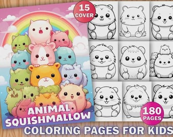 Squishmallows Coloring Pages for Kids