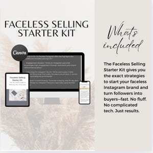 Faceless Selling Starter Kit